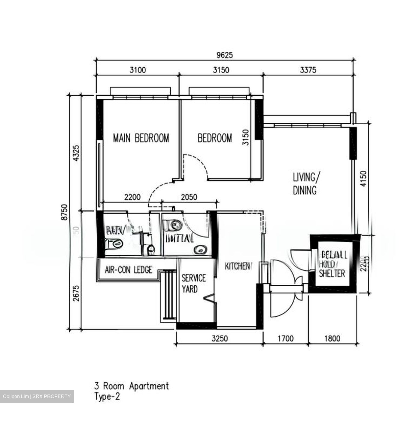 Blk 183C Marsiling Greenview (Woodlands), HDB 3 Rooms #574741421